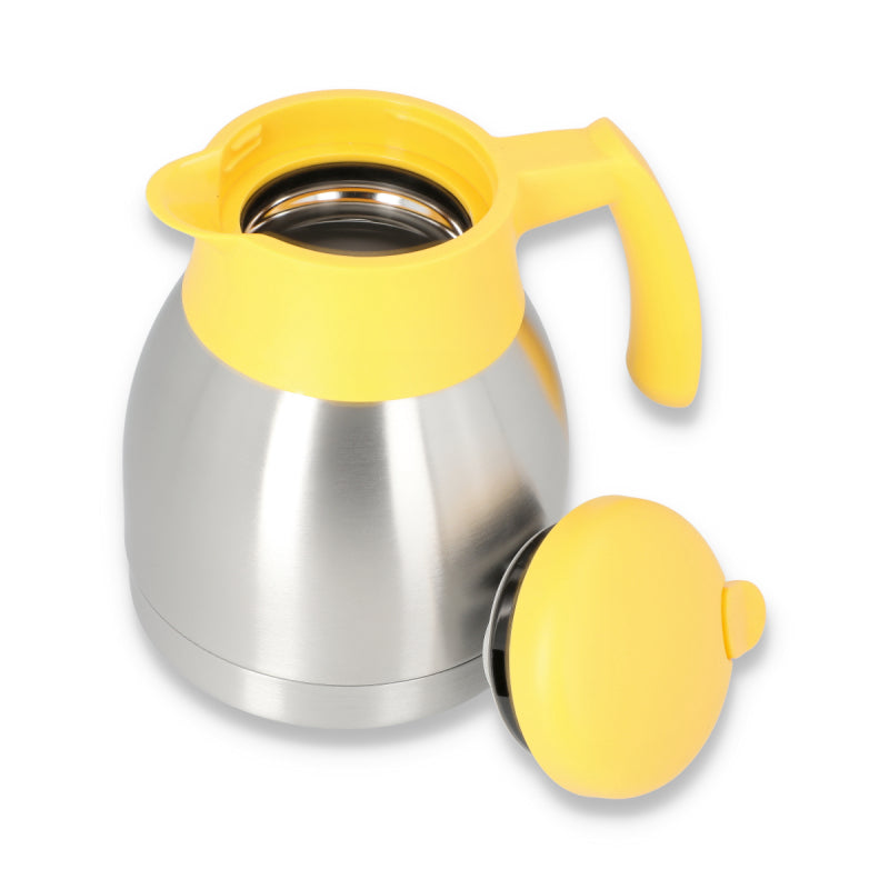 BRAVILOR 1 LITRE VACUUM FLASK - YELLOW