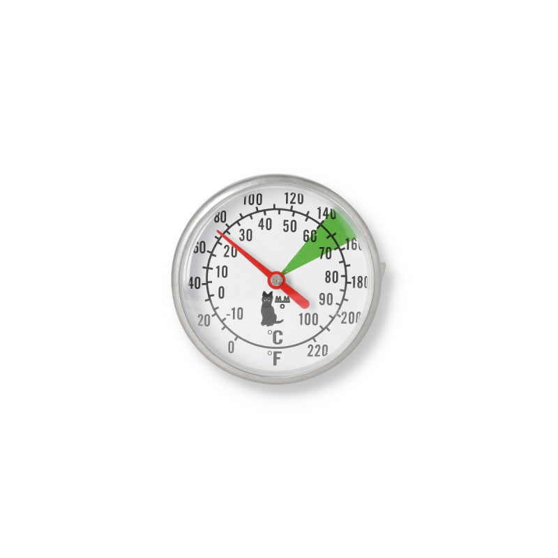 MOTTA DUAL DIAL FROTHING THERMOMETER WITH OPTIMUM FROTH ZONE MARKINGS