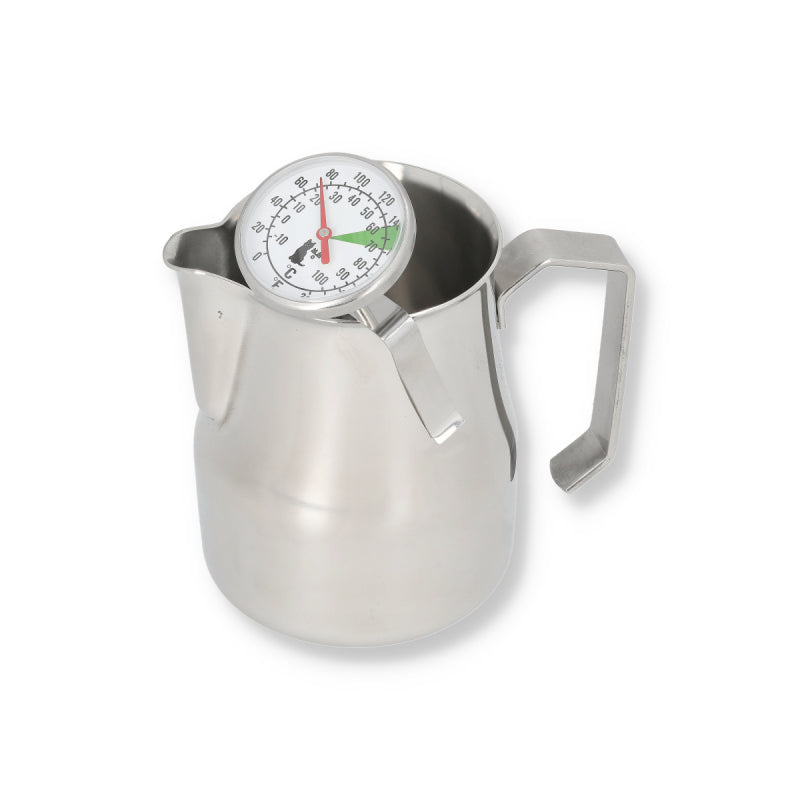 MOTTA DUAL DIAL FROTHING THERMOMETER WITH OPTIMUM FROTH ZONE MARKINGS