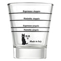 MOTTA GRADUATED COFFEE GLASS - SET OF 6