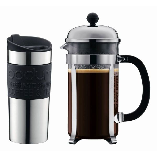 BODUM TRAVEL MUG, 0.35 L, 12OZ - S/S