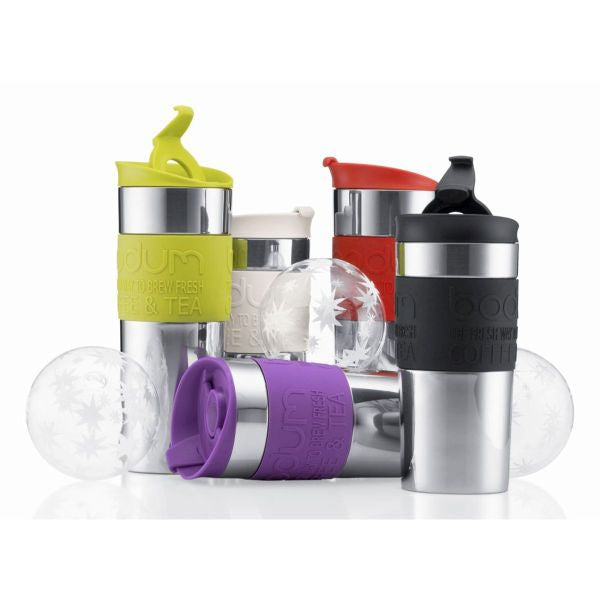 BODUM TRAVEL MUG, 0.35 L, 12OZ - S/S