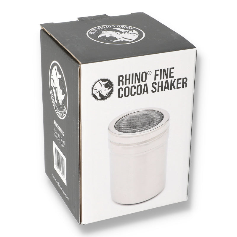 RHINO STAINLESS STEEL COARSE COCOA SHAKER