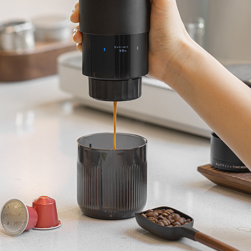 TIMEMORE NUTTII E-COFFEE PORTABLE ESPRESSO MACHINE (2-IN-1)