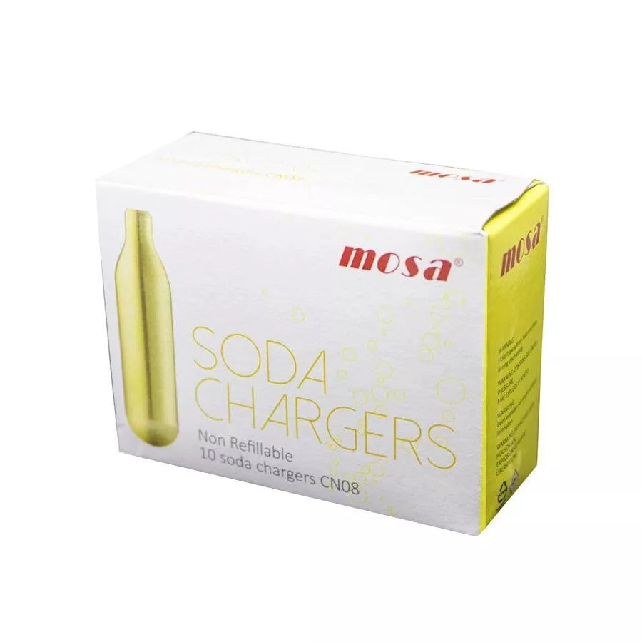 Mosa Soda Chargers 10 pack